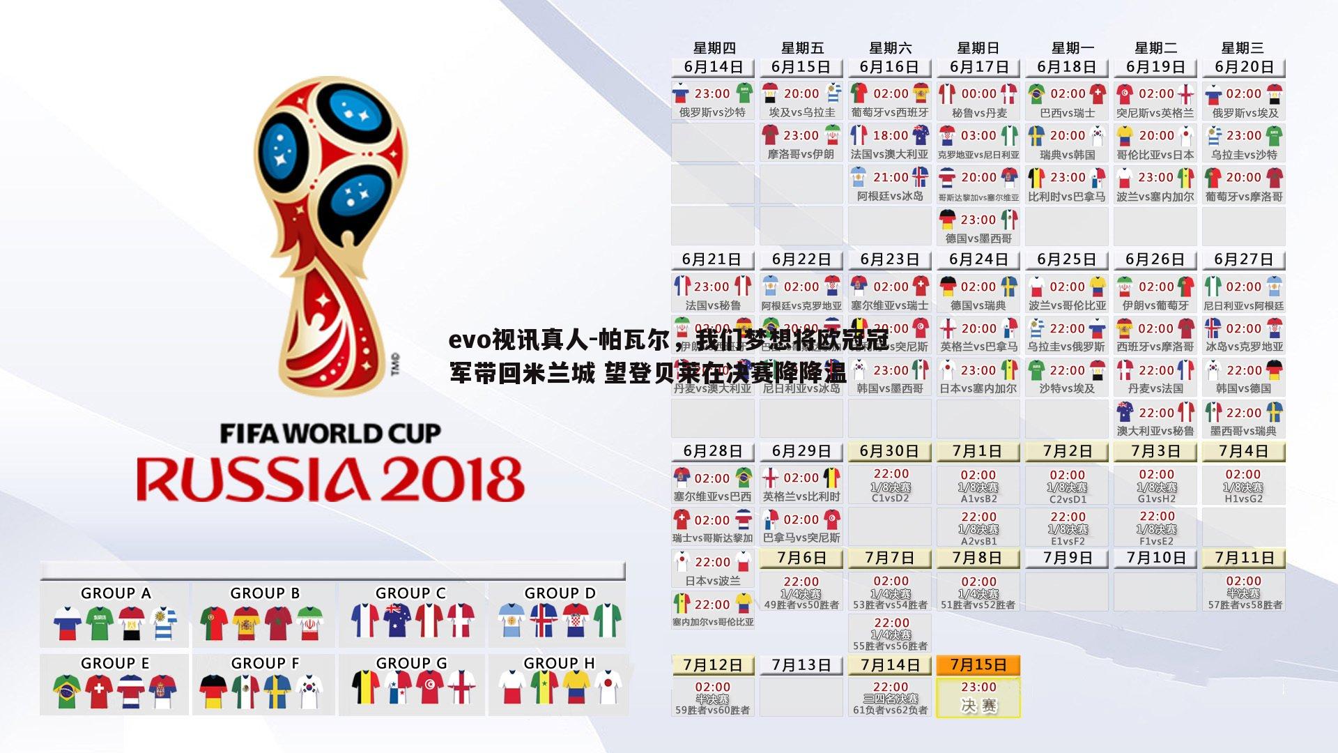 帕瓦尔,我们梦想将欧冠冠军带回米兰城 望登贝莱在决赛降降温